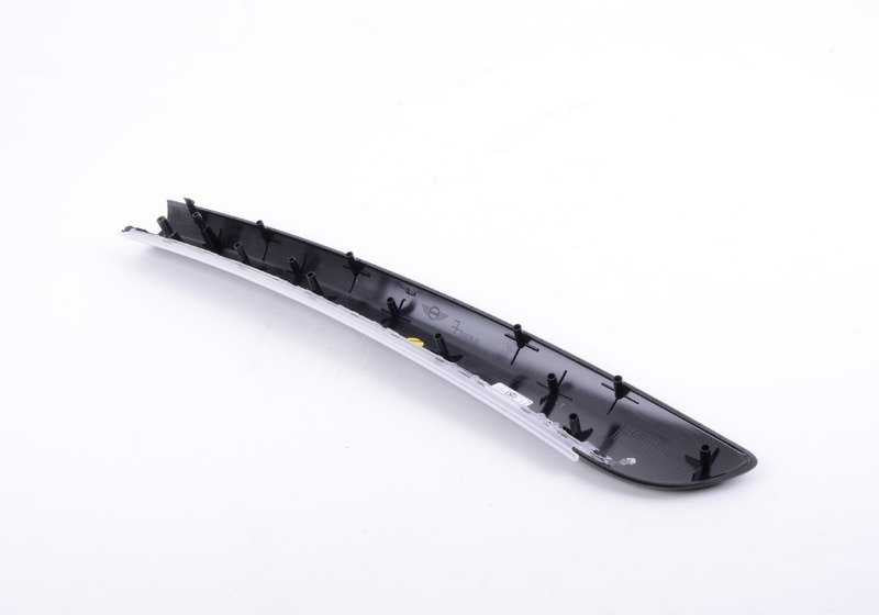 Panel protección luces puerta trasera derecha Piano Black OEM 51417410588 para MINI F56, F56 LCI, F56 BEV LCI, Cabrio F57, F57 LCI… y más. Original MINI.