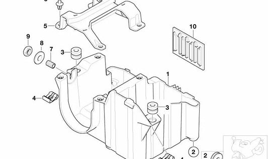 Manguito de goma OEM 62217670749 para motos BMW R1200GS, R1250GS, F850GS, S1000RR... y más. Original BMW Motorrad.