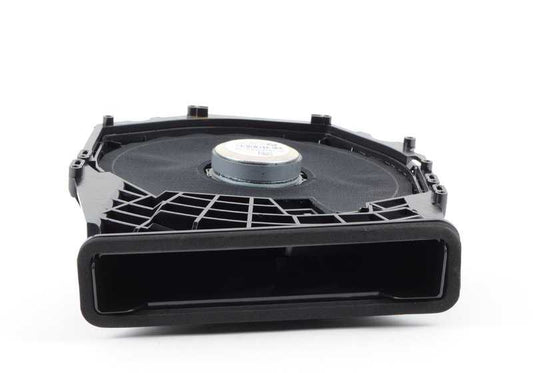 Altavoz central de graves izquierdo OEM 65139204785 para BMW E81, E87, E90, E92, X1 E84... y más. Original BMW.