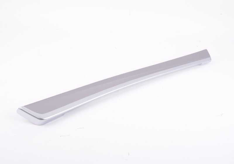 Moldura embellecedora de puerta en aluminio derecha OEM 51418050164 para BMW F10, F11. Original BMW.