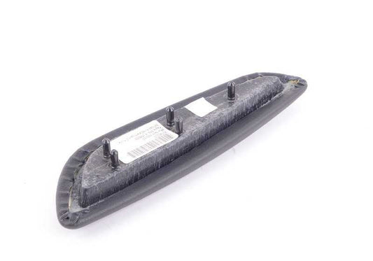 Apoyabrazos trasero derecho OEM 51438262390 para BMW Serie 3 E46 (318Ci, 318i, 318ti) en color negro. Original BMW.