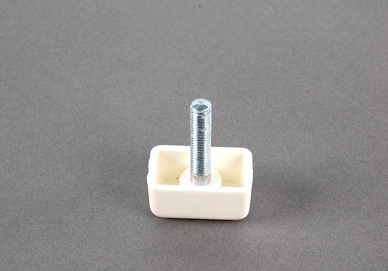 Tope de goma OEM 51231819381 para BMW E30, E31, E34, E36, E38, E39, E46, E53, E60, E61, E63, E64, E65, E66, E83, E85. Amortiguador capó/maletero. Original BMW.