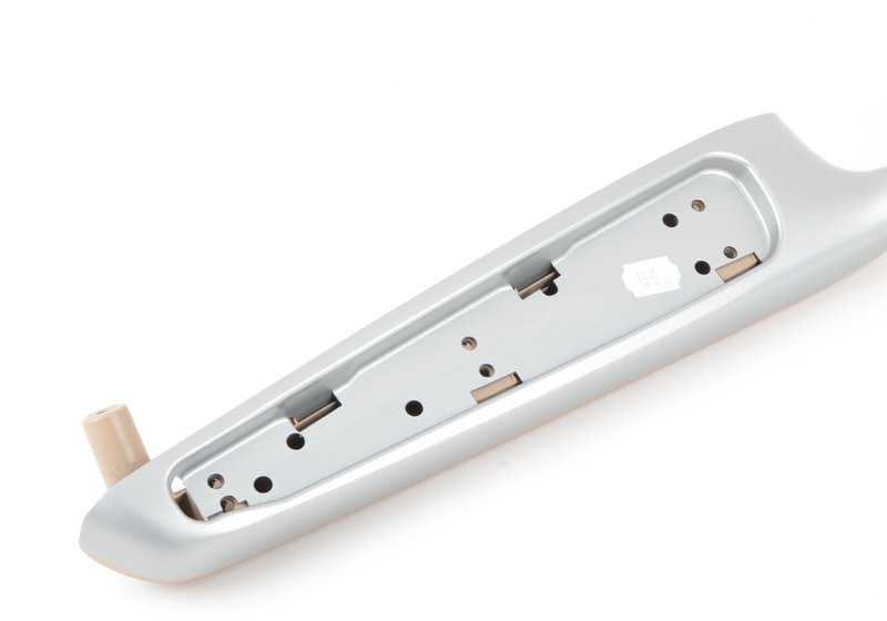 Reposabrazos delantero izquierdo color beige Titan II OEM 51417049683 para BMW E46 {316Ci, 318Ci} (modelos de 1999 a 2006). Recambio original BMW.