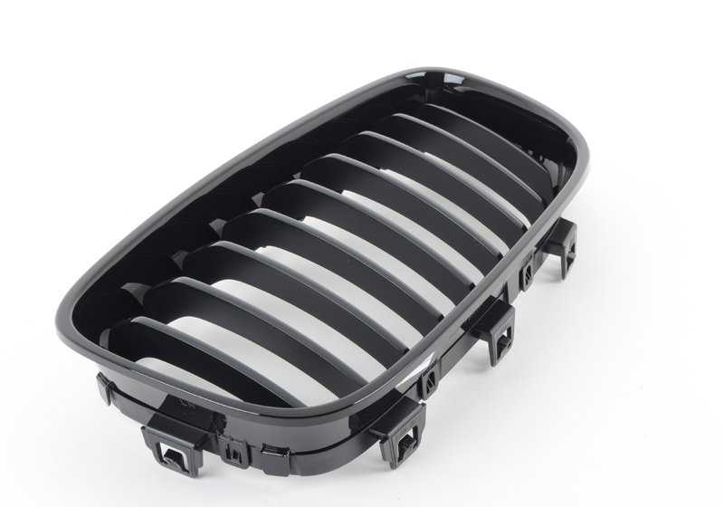 Grill decorativo M Left Performance Black Brillo OEM 51712410147 per BMW 3 F34 GT Series, F34 GT LCI. BMW originale.