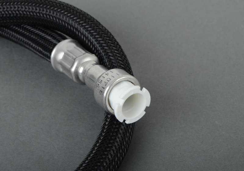 Tubería de alimentación de combustible delantera OEM 16122229767 para BMW E36 y Z3. Original BMW.