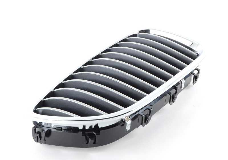 Rejilla decorativa delantera derecha OEM 51137203650 para BMW F10, F11, F18. Original BMW.