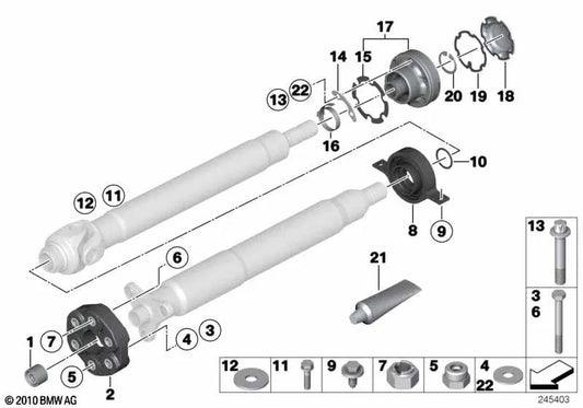 Arandela de junta OEM 26117504670 para BMW E82, E92, E60, E61, F10, F06, F12, F13, E65 y más. Original BMW.