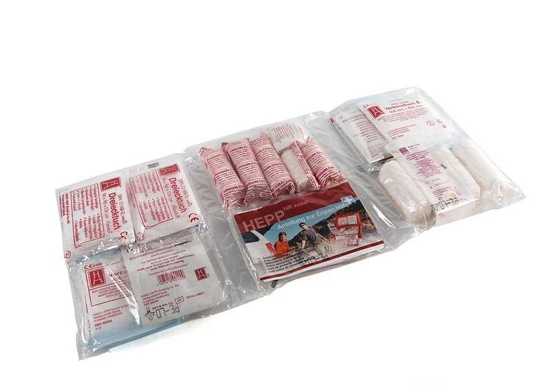 Botiquín de primeros auxilios OEM 71107263439 para BMW E81, F20, G20, E46, X1, X3, Z4 y MINI R50, F56, Countryman... y más. Original BMW y MINI.