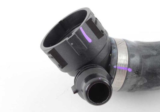 Coolant hose for BMW X5 E70N, F15, X6 E71, F16 (OEM 17127578703). Genuine BMW.