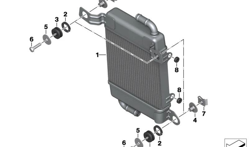 TORX SCREW FOR BMW 1 E82, E88, F20, F21, F22, F23, F87, 3 E90N series, E91N, E92N, E93N, F30, F31, F34, F35, F80, Series 4 F32, F33, F36, F82, F83 , Série 5 F07, F10, F11, F18, Série 6 F06, F12, F13, Série 7 F01N, F02N, X1 E84, X3 F25, X4 F