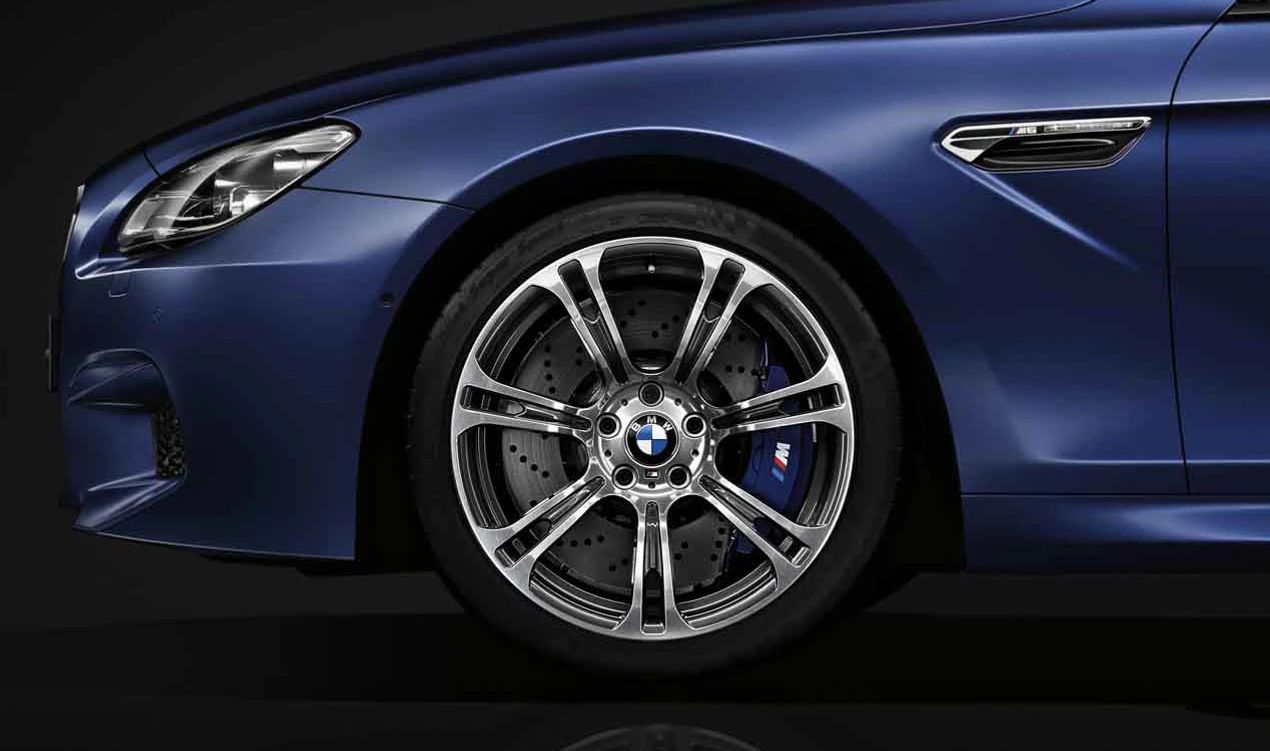 Llanta de aleación M diseño estrella 344 OEM 36112283950 para BMW Serie 6 (F06, F06N, F12, F12N, F13, F13N). Medida 9,5x19 ET31. Acabado plata. Original BMW.
