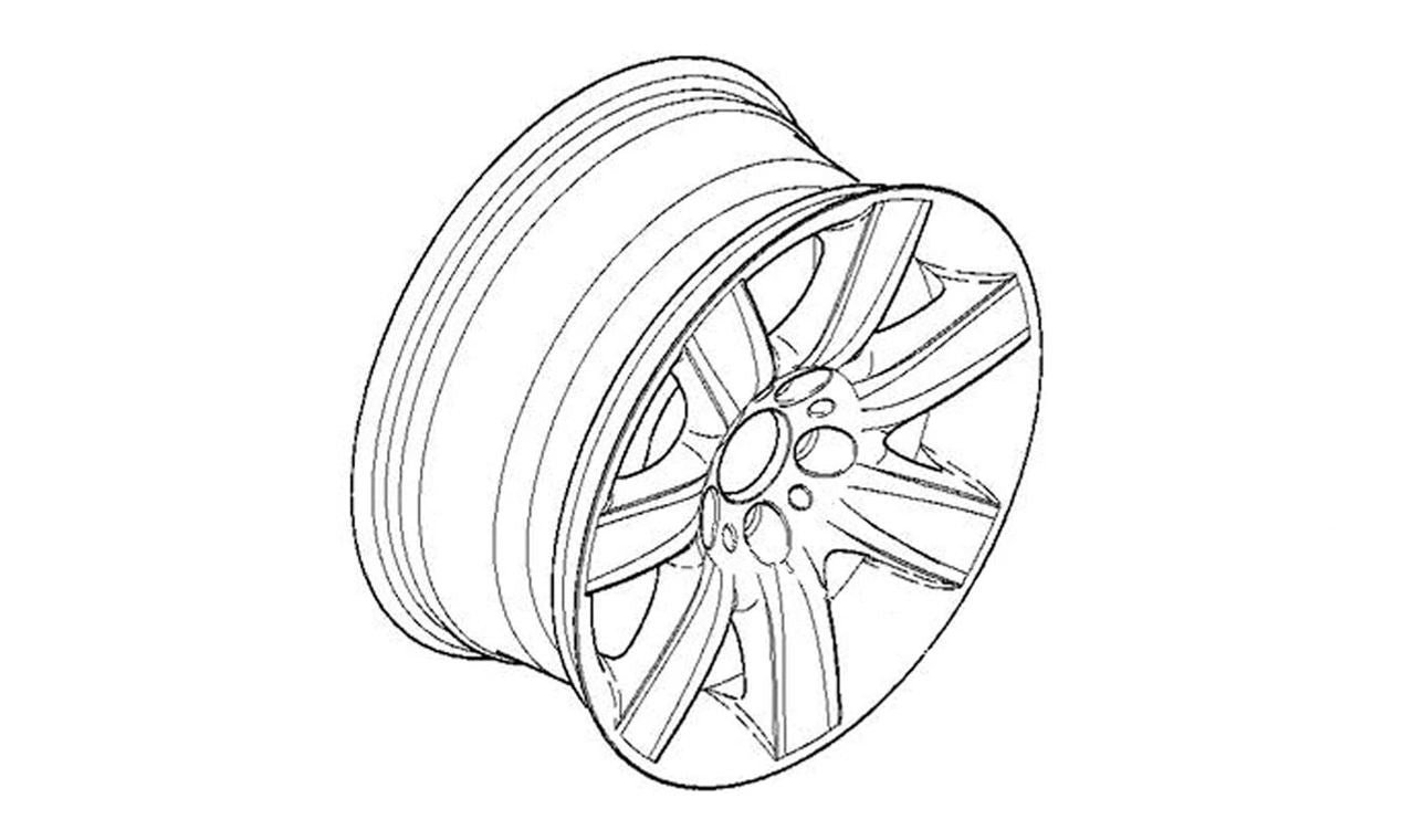 Wheels in lega Star Classic 17 "OEM 36111097138 per la BMW 7 E38 Serie (tutti i modelli compatibili). BMW originale.