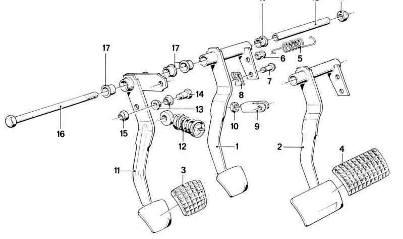 Cabezal de horquilla OEM 35211154097 para BMW E21, E30, E12, E28, E23. Original BMW.
