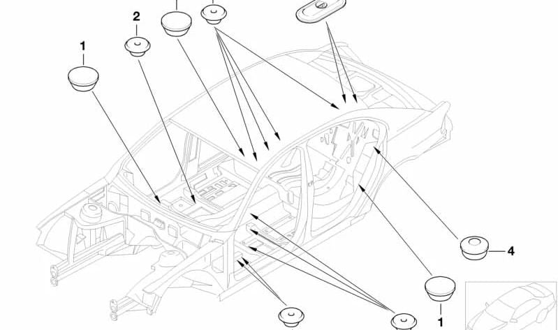 Tapón de cierre OEM 51718257286 para BMW E81, E87, E87N, E46, E91, E91N, E60, E60N, E61, E61N, F10, F10N, F11, F11N, F18, F18N, F06, F06N, F12, F12N, F13, F13N, E65, E66, F01N, F02N, E83, E83N, F97, F97N, G01, G01N, G08, G08E, G08F, G08N, F98, F98N,