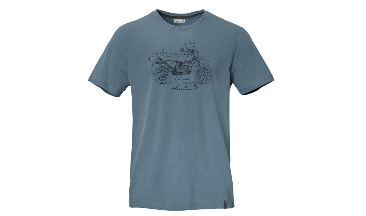 Camiseta azul talla XXL para BMW Motorrad R 80 G/S, OEM 76617109927. Válido para BMW. Original BMW Motorrad.