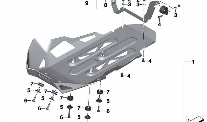 Arandela OEM 31427658261 para motos BMW R1200GS, R1250GS, S1000RR, F800GS, F700GS… y más. Original BMW Motorrad.