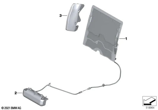 BMW Série de Bombas de Massagem 2 U06, X1 U11, U12 (OEM 52109493555). BMW original.