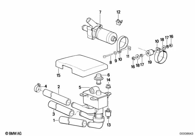 Dado in lamiera OEM 07129904245 per BMW E81, E87, F20, F30, E46... e altro ancora. BMW e MINI originali.