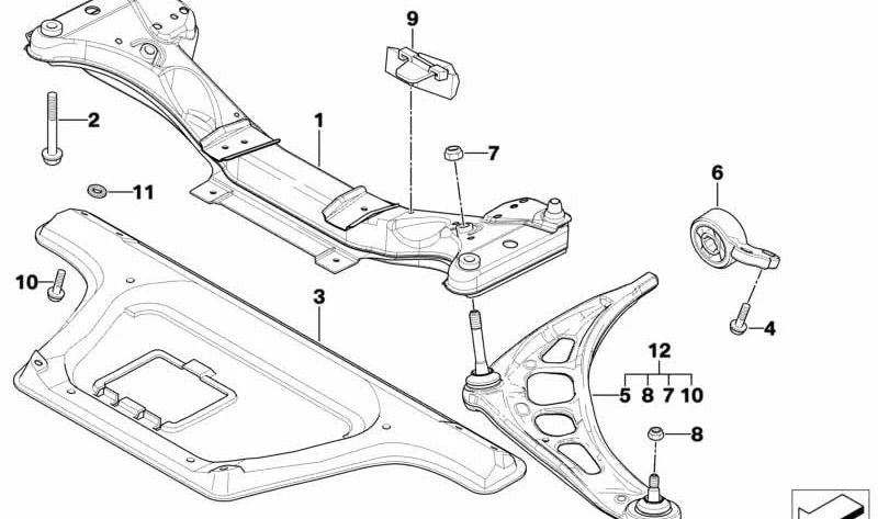BMW E46 (OEM 22116750744). Original BMW