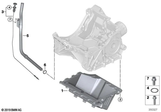 Vareta de nível de óleo para BMW i I01, I01N (OEM 11438528935). BMW originais.