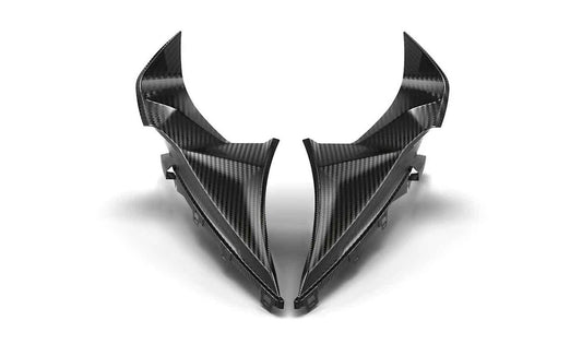 Panel lateral superior izquierdo de carbono OEM 77311667883 para BMW Motorrad S 1000 RR (K66, K67), M 1000 RR (K66). Original BMW Motorrad.