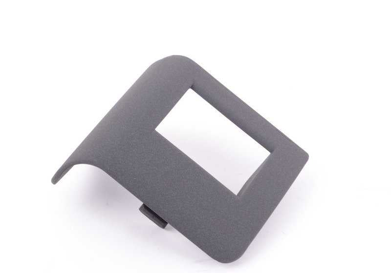 Tapa lateral derecha negra OEM 52208133454 para BMW E34 518g, 518i, 520i, 525i. Original BMW.