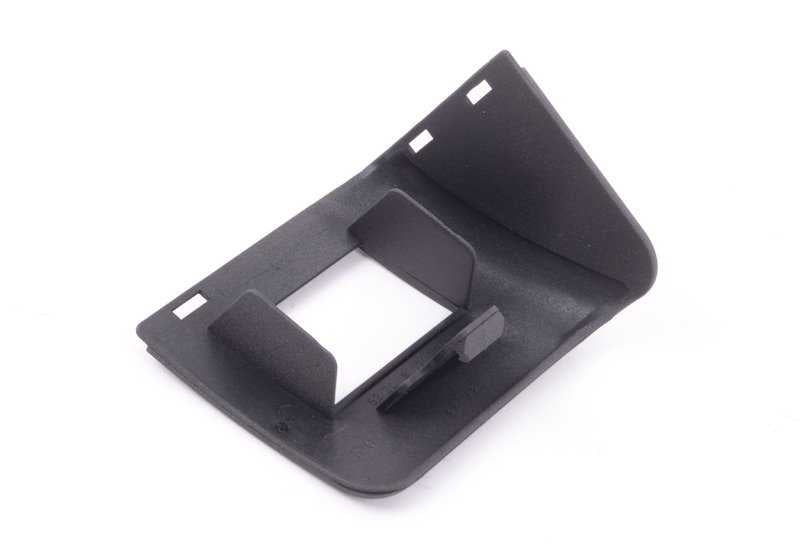 Tapa lateral derecha negra OEM 52208133454 para BMW E34 518g, 518i, 520i, 525i. Original BMW.