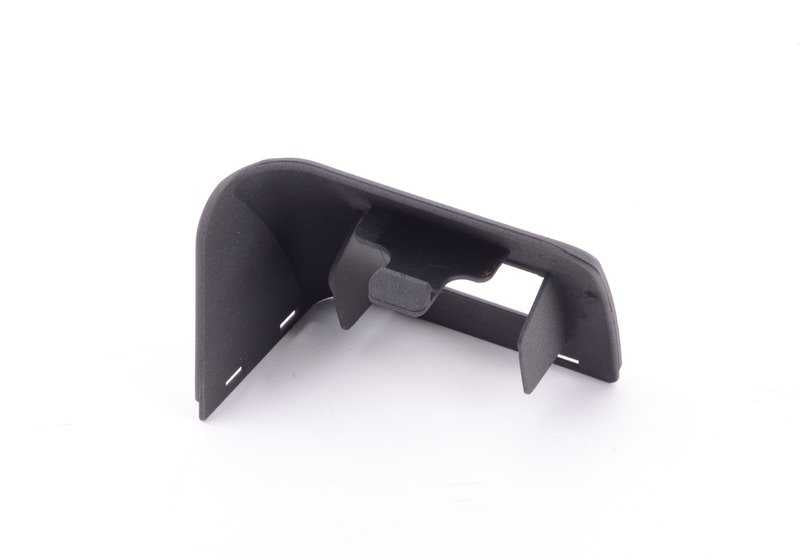 Tapa lateral derecha negra OEM 52208133454 para BMW E34 518g, 518i, 520i, 525i. Original BMW.