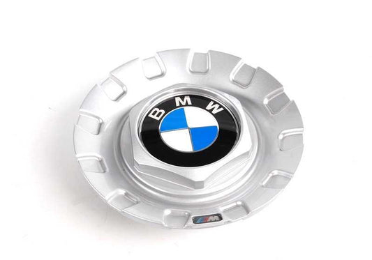 OEM Wheel Hub Cap 36136757372 for BMW E46, E90, E91, E92, E93, E60, E63, E64, E65, E66, E85, E86. Genuine BMW.