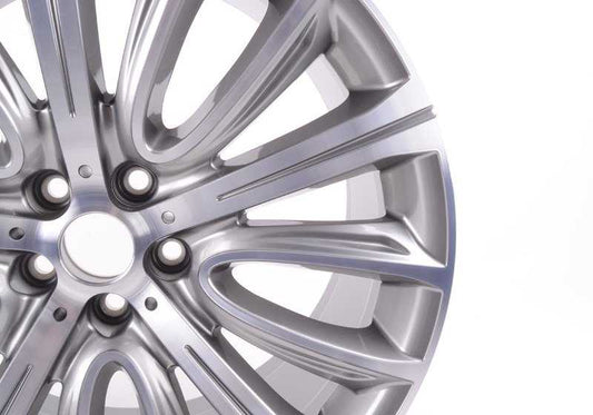 Roda traseira de alumínio com raios em V OEM 36116863111 para BMW Série 6 G32, Série 7 G11, G12 e muito mais. BMW genuíno.