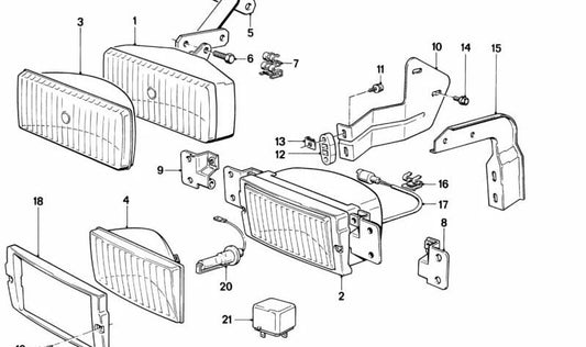 Tornillo hexagonal con arandela OEM 07119915078 para BMW E21, E30, E12, E34, E24, E32, E38. Pieza original BMW. Ideal para fijaciones en diversas zonas como columna dirección y pedalera.