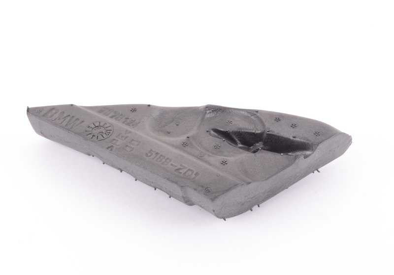Junta interior triángulo espejo derecho OEM 51337076124 para BMW E60, E60N, E61, E61N. Original BMW.