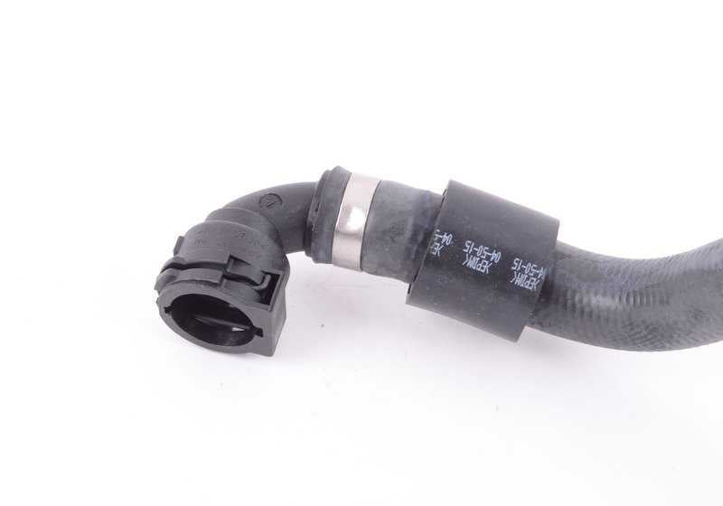 Manguera radiador a motor OEM 11537848501 para BMW F80, F82, F83 (modelos M3 y M4 con motor S55). Repuesto original BMW.
