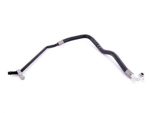 Tubo de retorno del radiador de aceite motor OEM 17222358291 para BMW F87, F87N, F80, F80N, F82, F82N, F83, F83N. Original BMW.