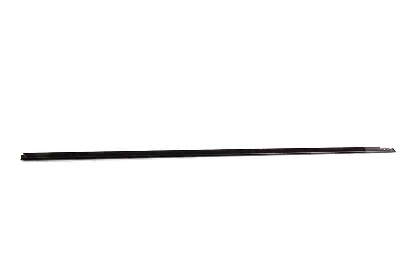 Moldura exterior puerta delantera izquierda OEM 51217207257 para BMW 5er E60, E60N, E61, E61N. Original BMW.