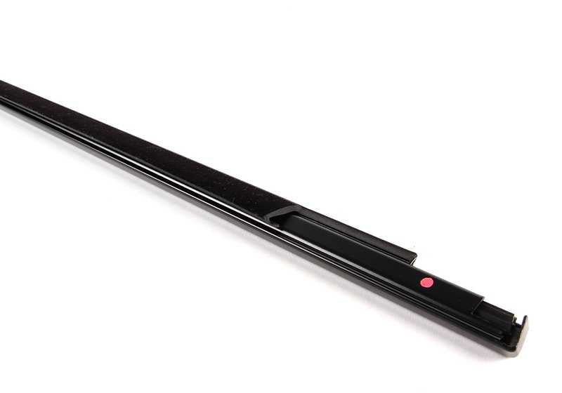 Moldura exterior puerta delantera izquierda OEM 51217207257 para BMW 5er E60, E60N, E61, E61N. Original BMW.