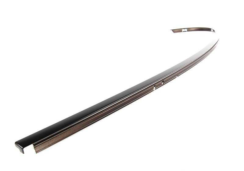 Janela de quadro superior embelencial OEM da porta traseira direita 5135707288 para BMW E60. BMW original.