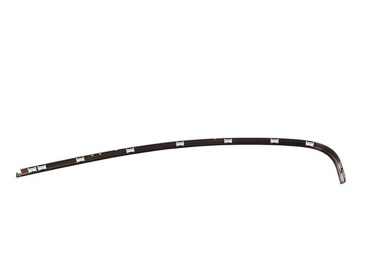 Janela de quadro superior embelencial OEM da porta traseira direita 5135707288 para BMW E60. BMW original.