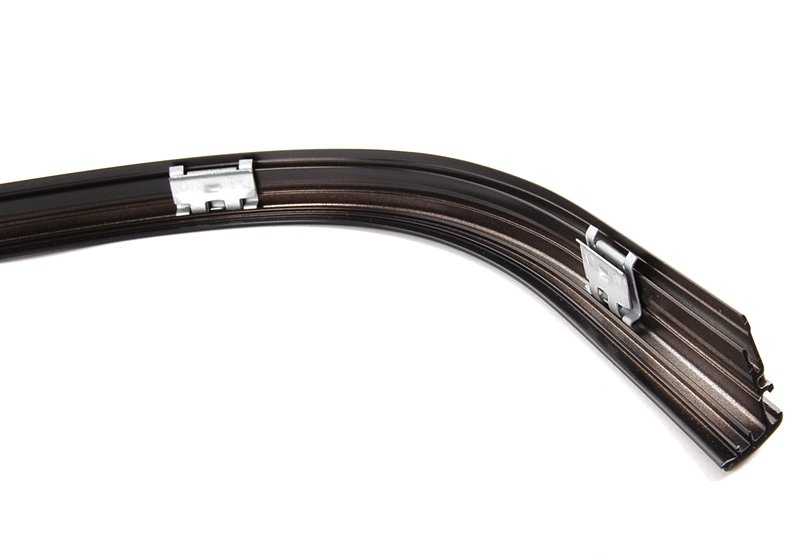 Janela de quadro superior embelencial OEM da porta traseira direita 5135707288 para BMW E60. BMW original.