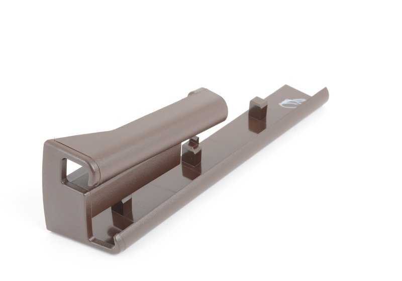 Moldura exterior delantera izquierda OEM 52107170743 para BMW E70. Original BMW.