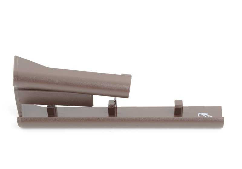 Moldura exterior delantera izquierda OEM 52107170743 para BMW E70. Original BMW.