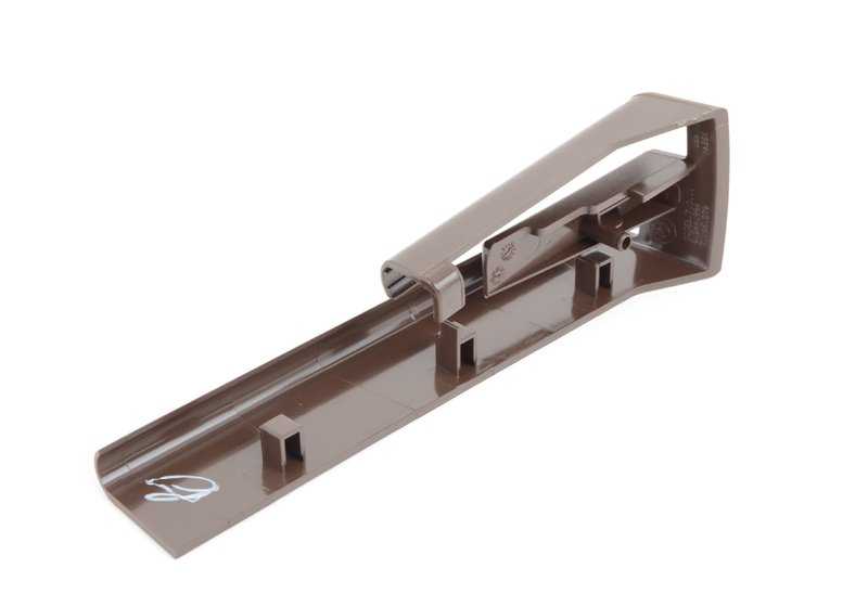 Moldura exterior delantera izquierda OEM 52107170743 para BMW E70. Original BMW.