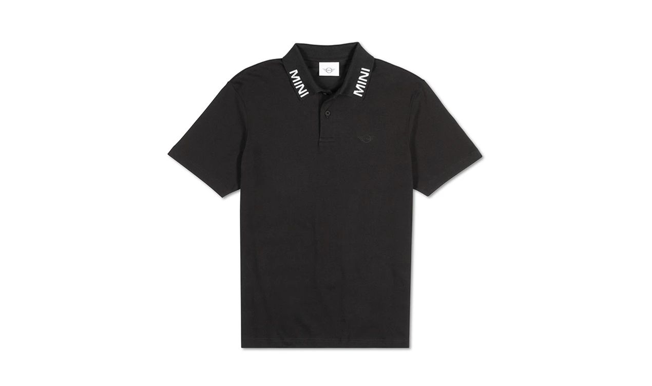 Polo MINI blanco y negro talla M para hombre. Original MINI.