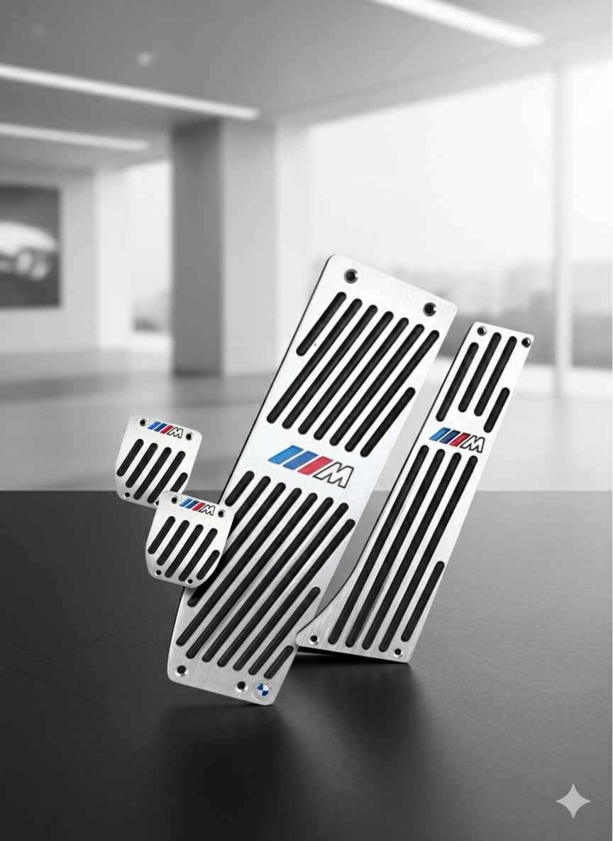 Pedali in alluminio con emblema /// m per BMW