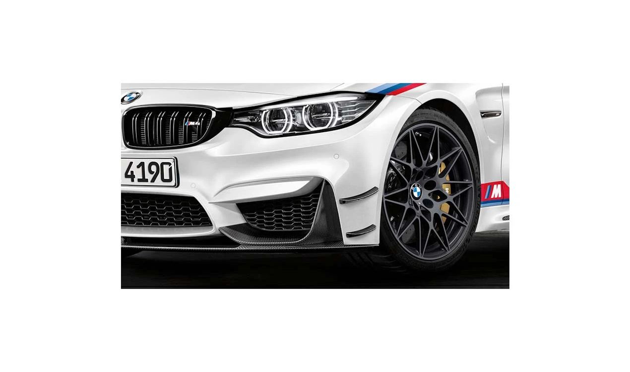 Conjunto de Alerones Laterales DTM para BMW Serie 3 F80, Serie 4 F82, F83 (OEM 51117993027). Original BMW