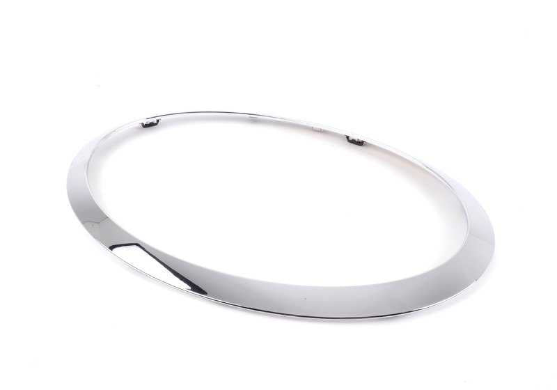 Anillo embellecedor faro izquierdo OEM 51137300631 para MINI F56, F55, Cabrio F57... y más. Original MINI.