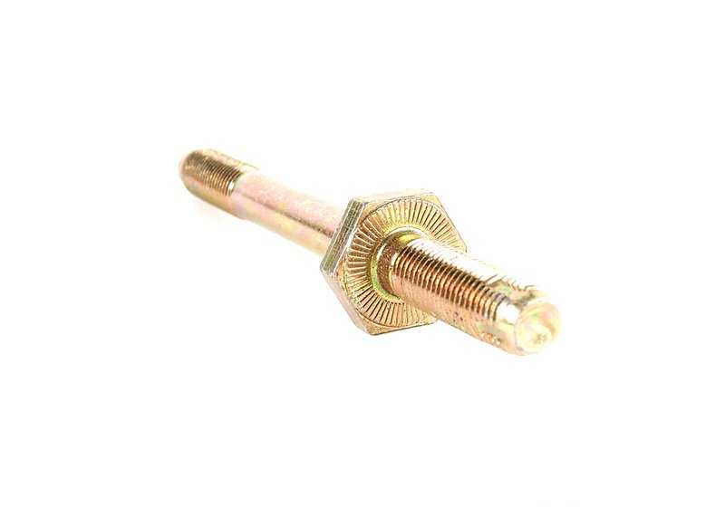 Perno roscado OEM 33311136428 para BMW E36. Pieza original BMW, ideal para fijación en chasis o suspensión trasera. Compatible solo con BMW Serie 3 E36. Repuesto original BMW.