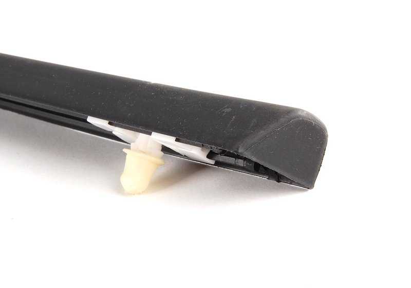 Side molding left front door OEM 51138146363 for BMW E36. Original BMW.