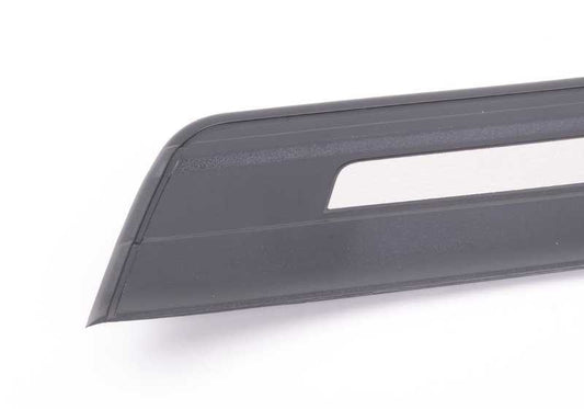Embellecedor entrada puerta trasera derecha OEM 51477203604 para BMW F10, F10N, F11, F11N. Original BMW.