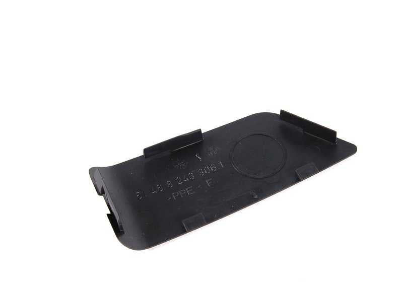 Tapa lateral de seguridad infantil derecha OEM 51468243668 para BMW E46. Original BMW.